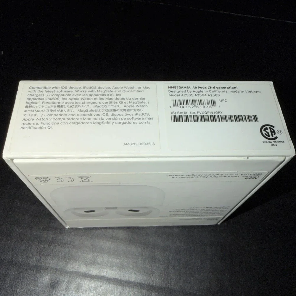 Original APPLE AirPods 3rd Generation EMPTY BOX ONLY (No AirPods!)